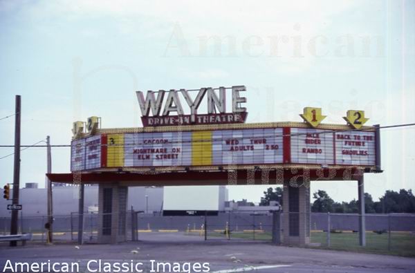 Wayne Drive-In Theatre - From American Classic Images (newer photo)